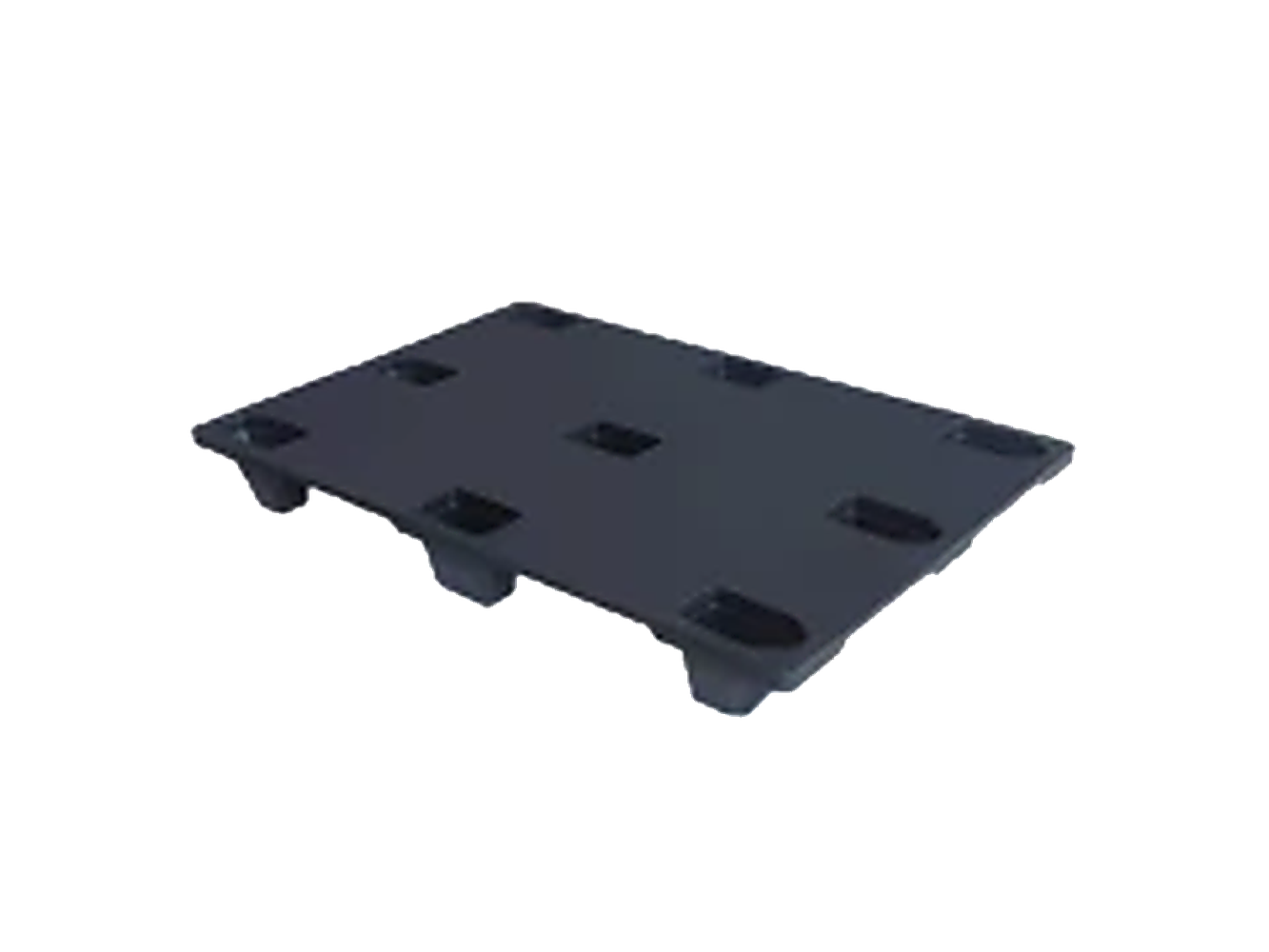 1200x1000 mm siyah ekonomik hafif plastik palet