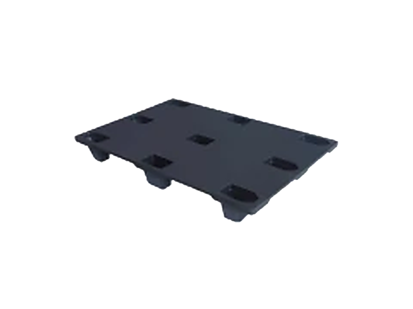 1200x800 mm siyah ekonomik hafif plastik palet