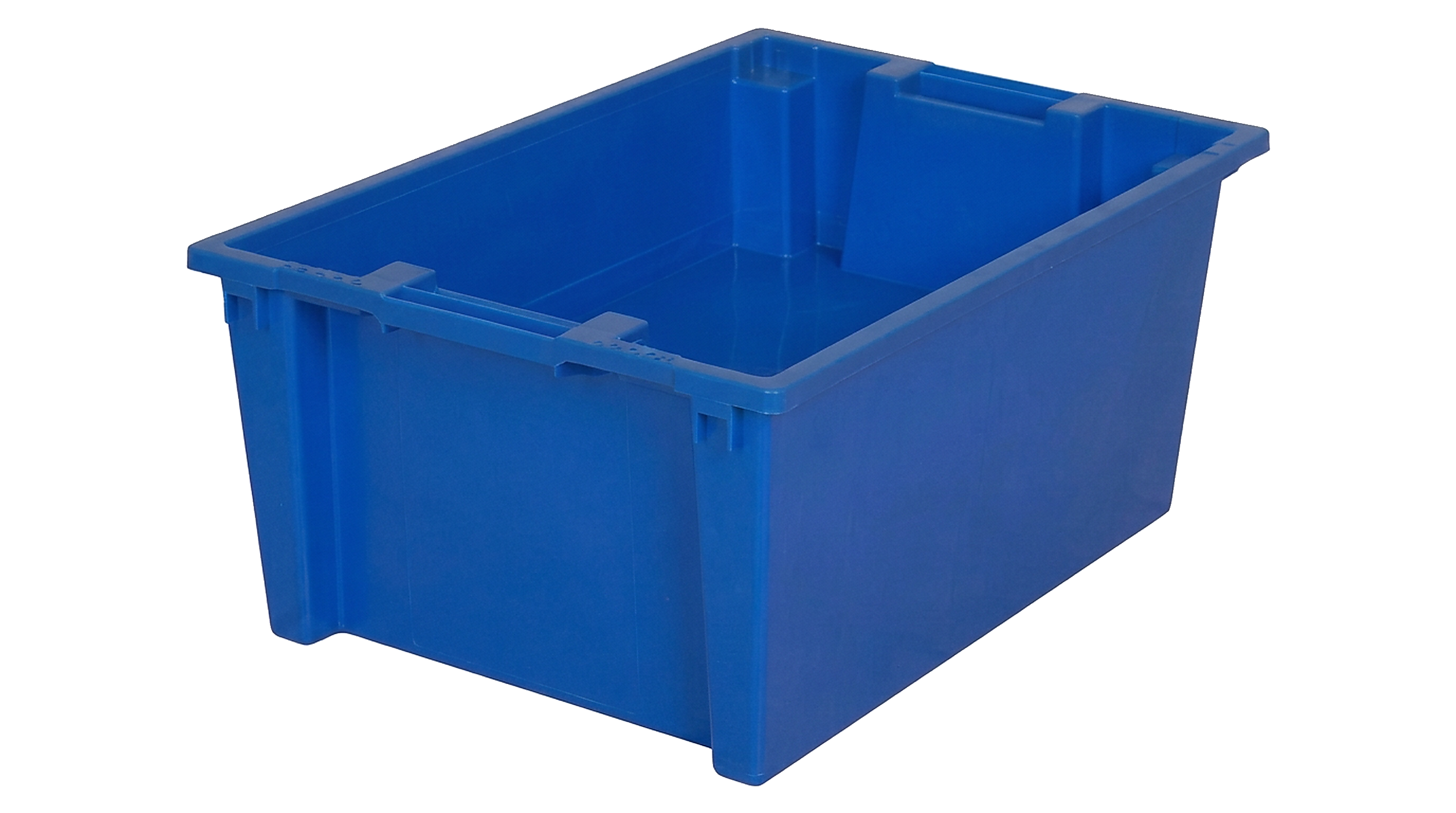 400x600x150 mm Konik Geçmeli Plastik Kasa