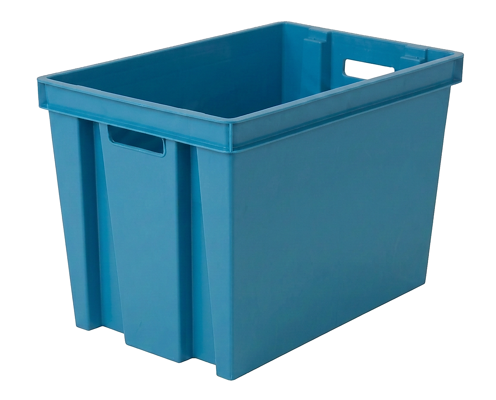 400x600x420 mm Konik İç İçe Geçebilir Plastik Kasa