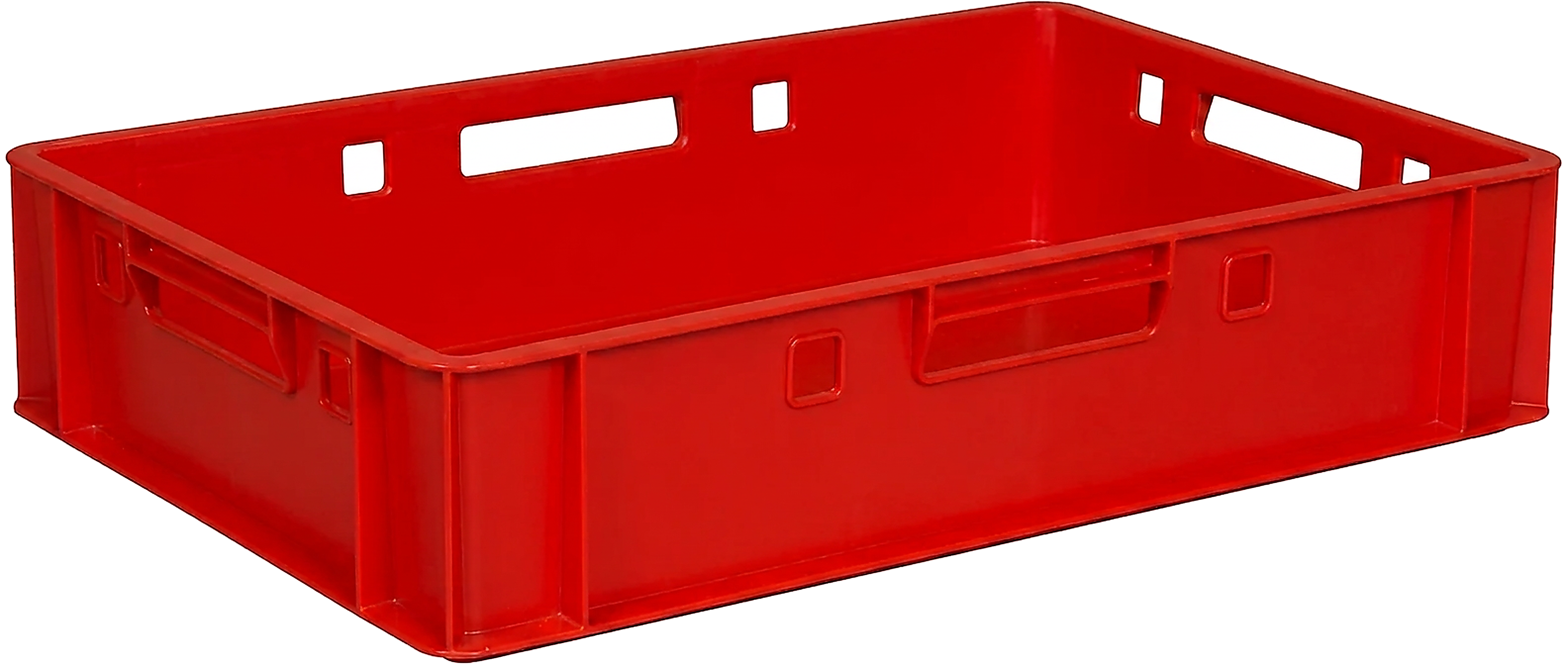 40x60x12 cm Kapalı Plastik Et ve Gıda Kasası