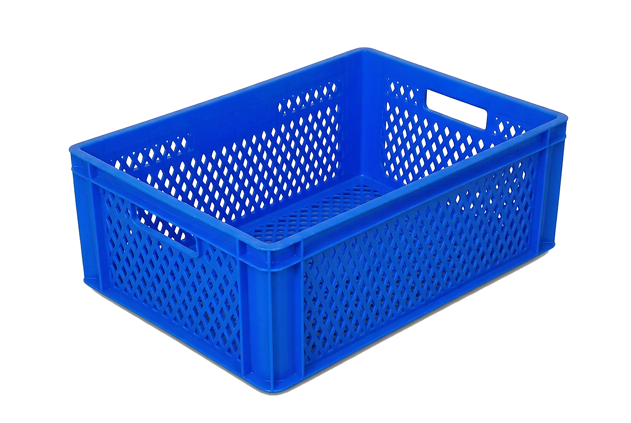 40x60x25 cm Delikli Konik Plastik Kasa
