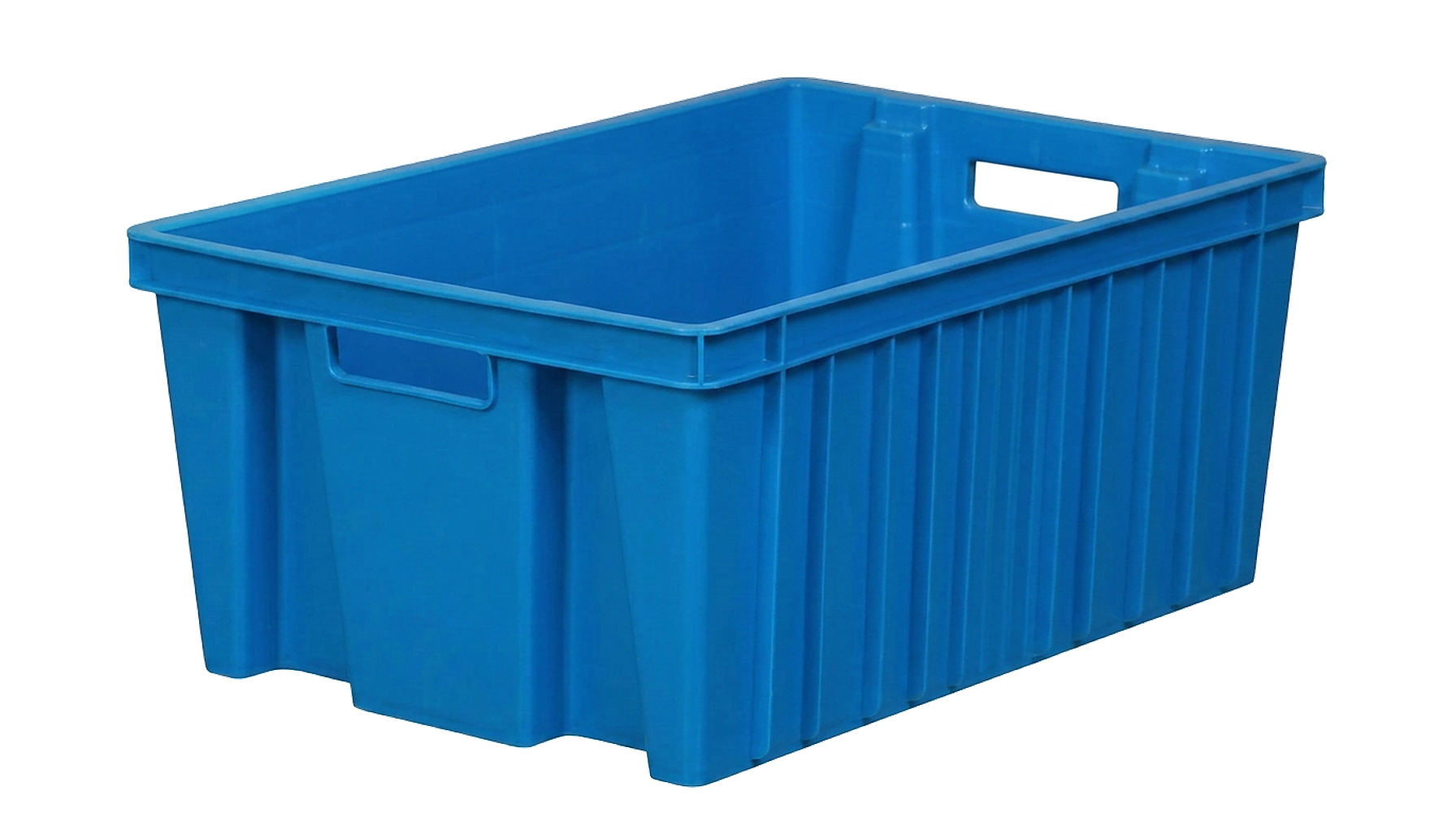 40x60x25 cm İç İçe Geçebilir ve İstiflenebilir Konik Plastik Kasa