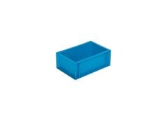 PLASTICON H-3211 30x20x12 cm mavi kapalı plastik taşıma kasası