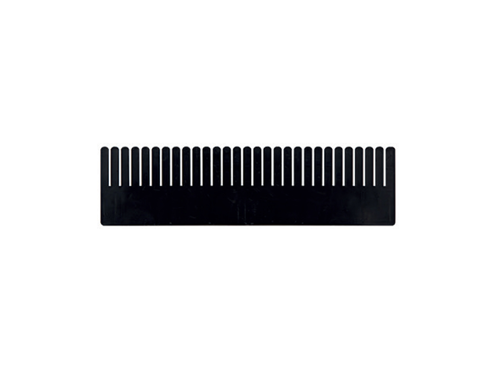 PLASTICON 300x3x60 mm siyah plastik çekmece ve kutu içi geçmeli taraklı seperatör ayraç