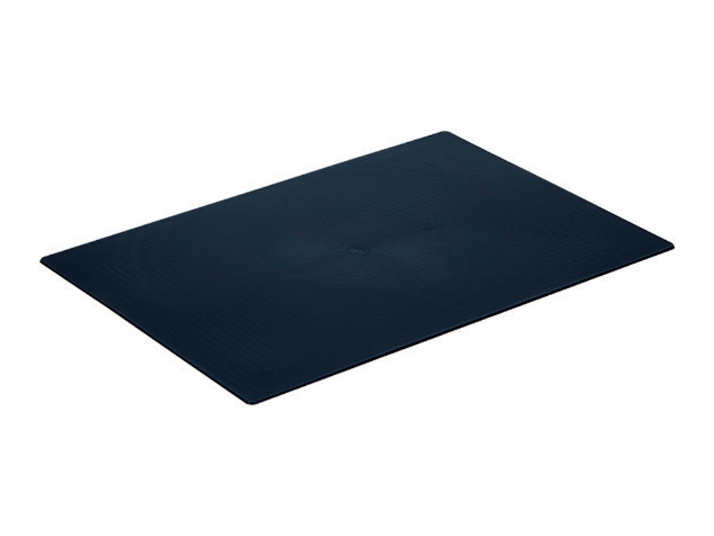 PLASTICON siyah renkli 40x60 cm 600x400 mm Euro uyumlu plastik kasa kapağı