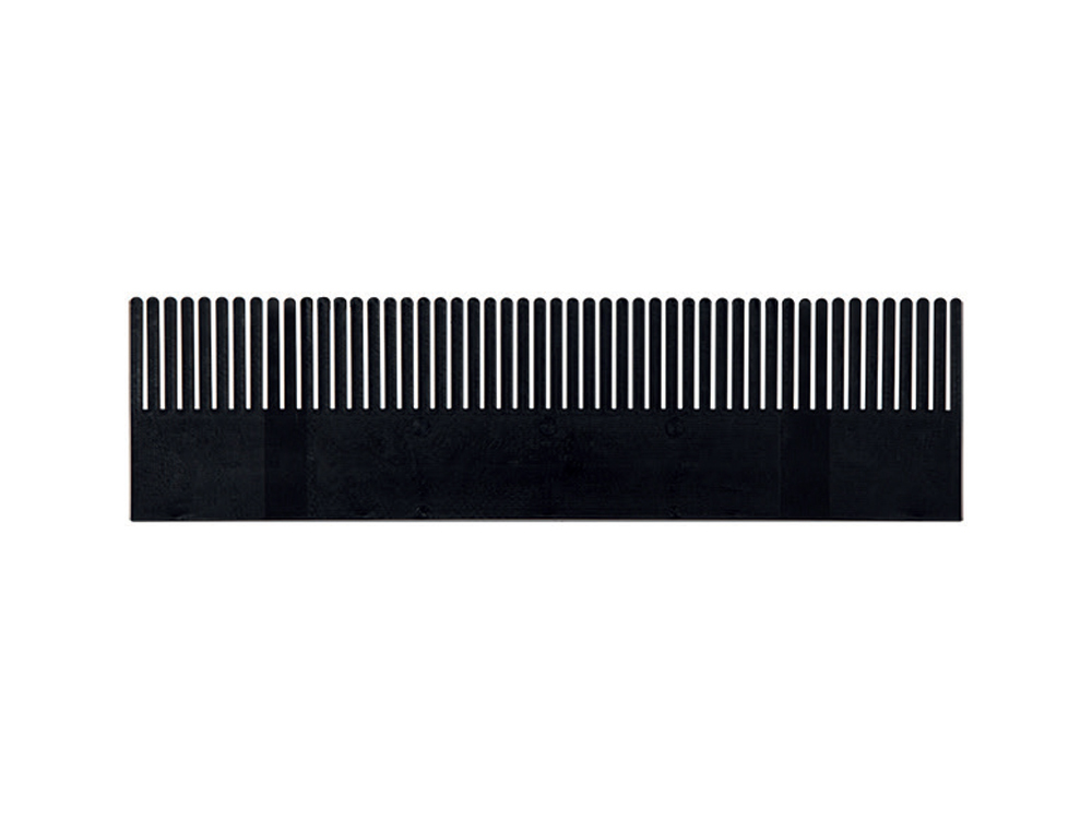 PLASTICON HP-SPR-350 350x3x80 mm siyah taraklı plastik seperatör bölme
