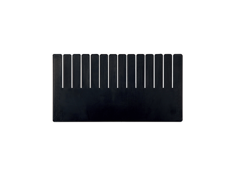 PLASTICON SEP-3612-SYH 360x4x120 mm siyah taraklı kasa içi seperatör bölme plakası