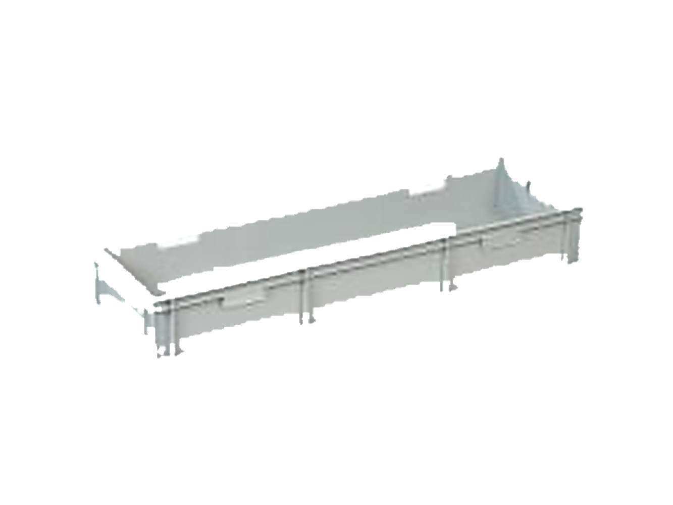 120x40x16,5 cm Kapalı Uzun Plastik Kasa