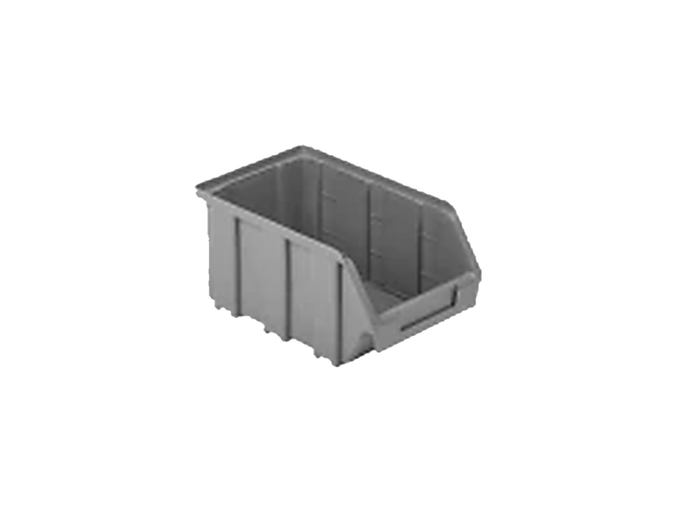 PLASTICON A-200 model 240x150x122 mm gri renkli polipropilen plastik avadanlık kutusu