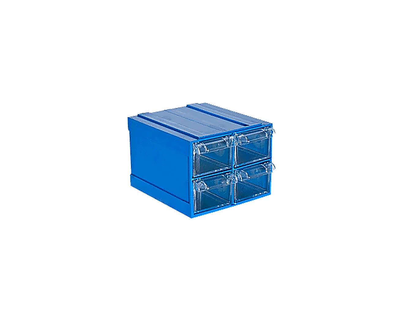 PLASTICON 325 model çekmeceli plastik kutu 125x140x96 mm PS küçük parça kutusu