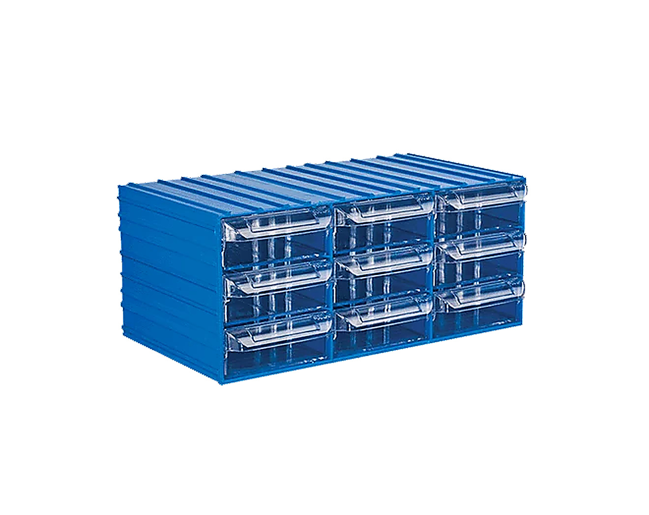 PLASTICON Çekmeceli Plastik Kutu 401-9 360x200x155 mm çoklu çekmeceli polistiren saklama dolabı