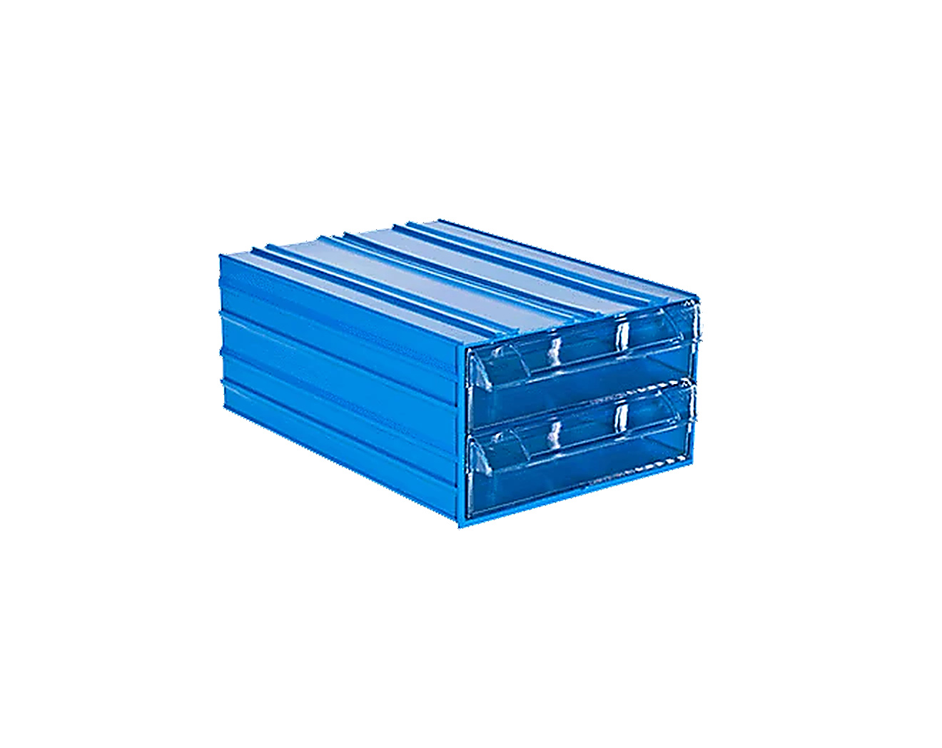 PLASTICON 212x306x126 mm ebatlarında 501-D model çekmeceli plastik kutu