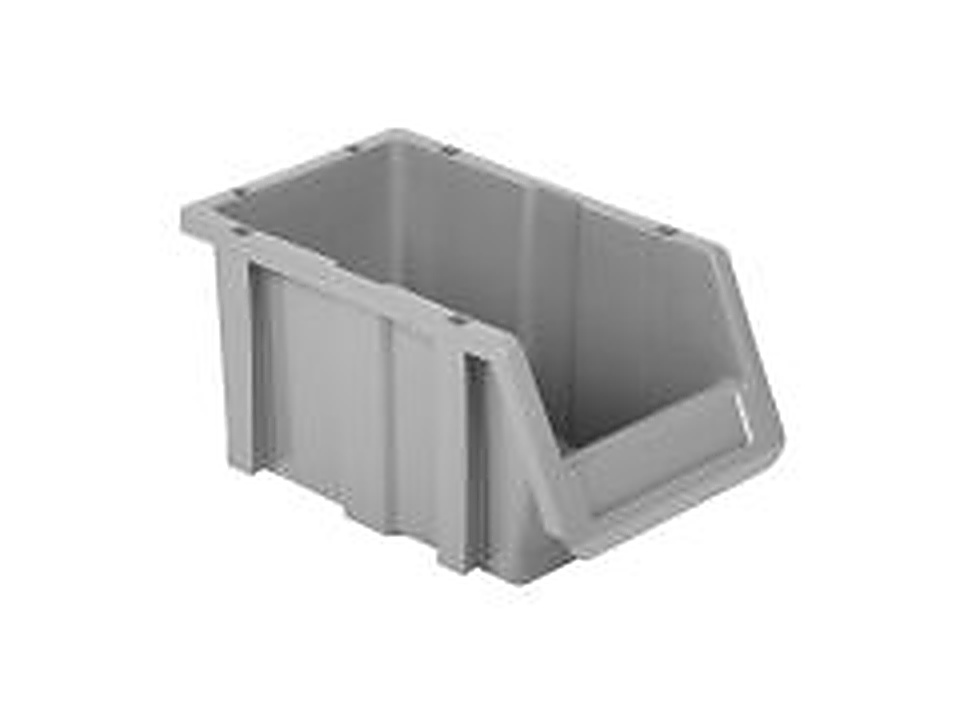 PLASTICON AV-315 gri 210x315x150 mm istiflenebilir plastik avadanlık kutusu