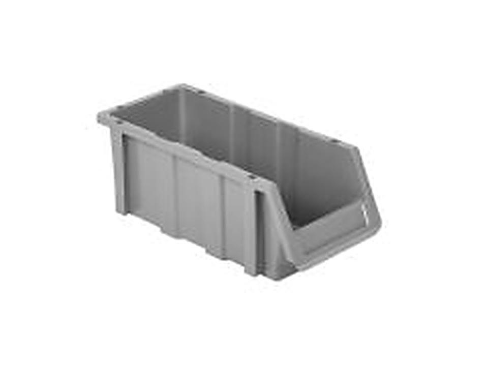 PLASTICON AV 415 gri 300x150x130 mm 4.5 L polipropilen kopolimer plastik avadanlık kutusu