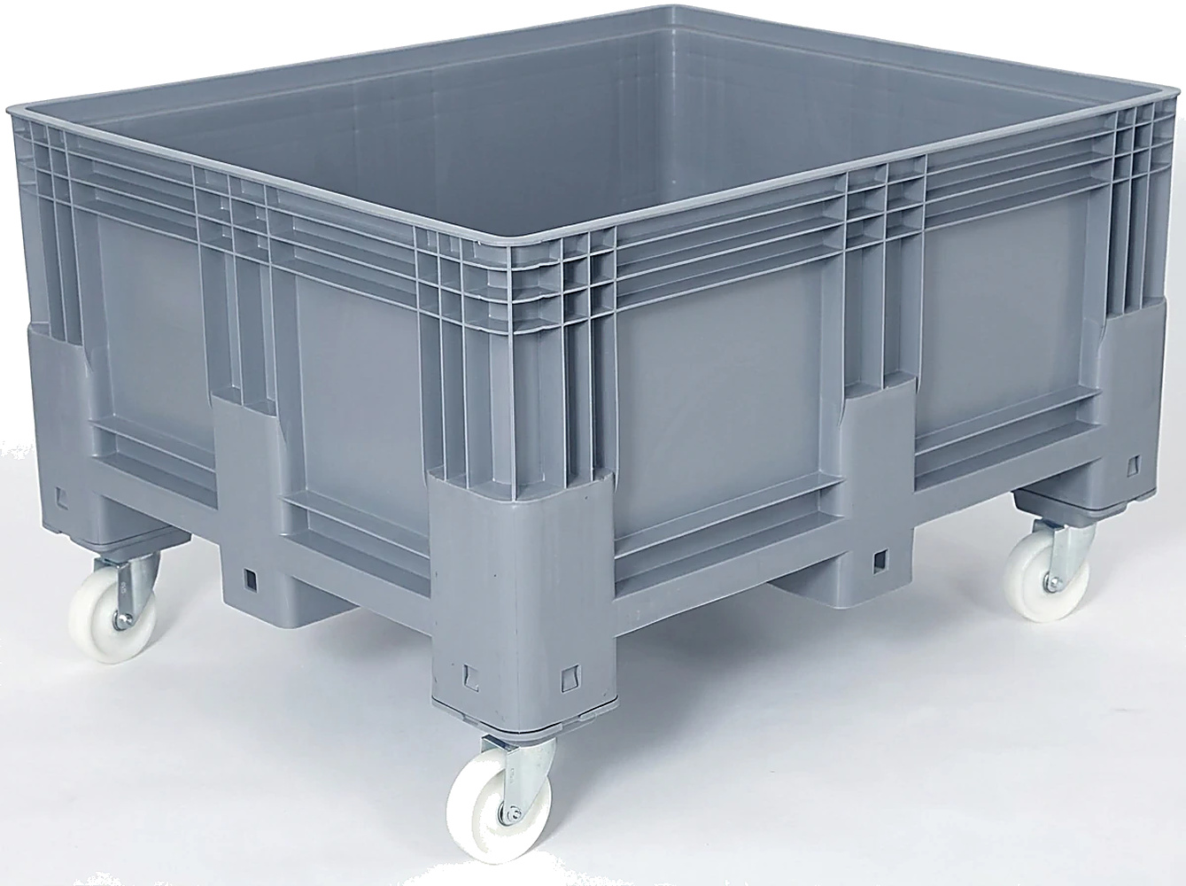 PLASTICON TEKNE4400K tekerlekli plastik kasa 1200x1000x730 mm gri endüstriyel model