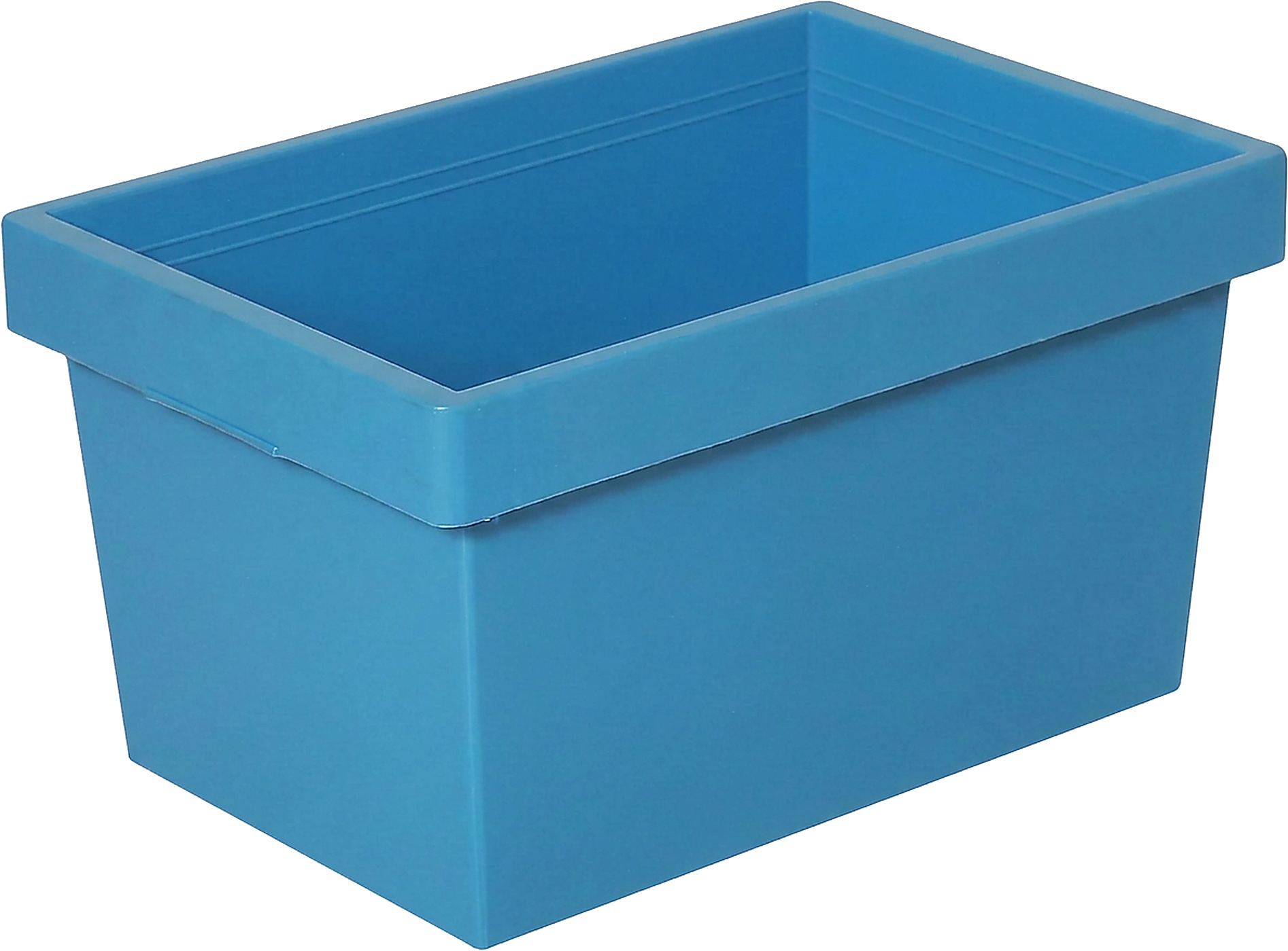 PLASTICON 400x600x320 mm 58 litre iç içe geçebilir mavi konik plastik kasa