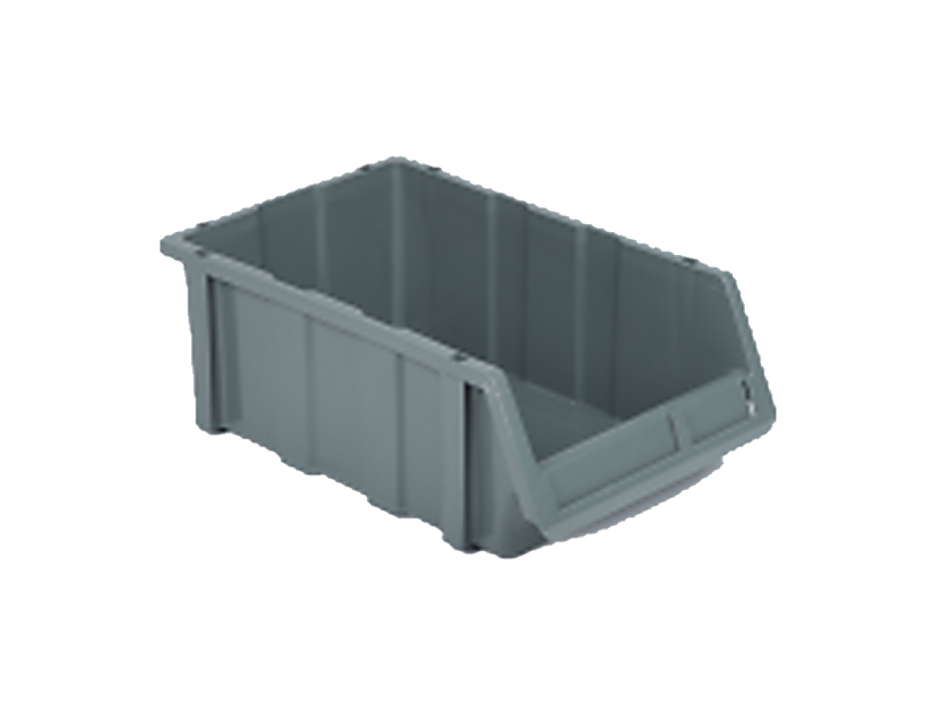 PLASTICON AV-515 gri renkli 500x310x200 mm istiflenebilir plastik avadanlık kutusu