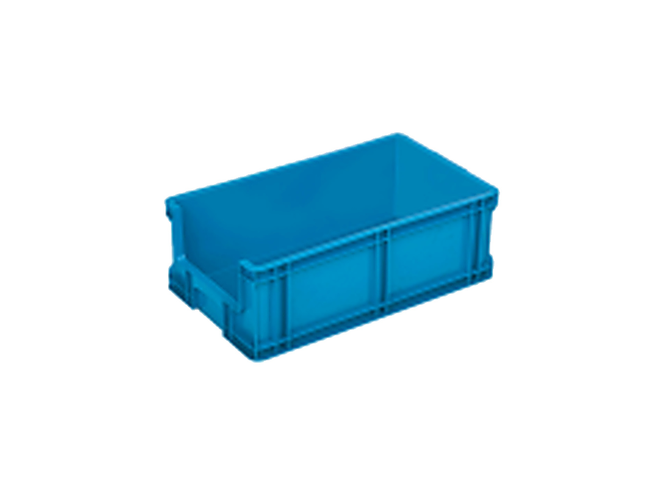 PLASTICON 300x500x180 mm mavi önü açık plastik avadanlık kasa