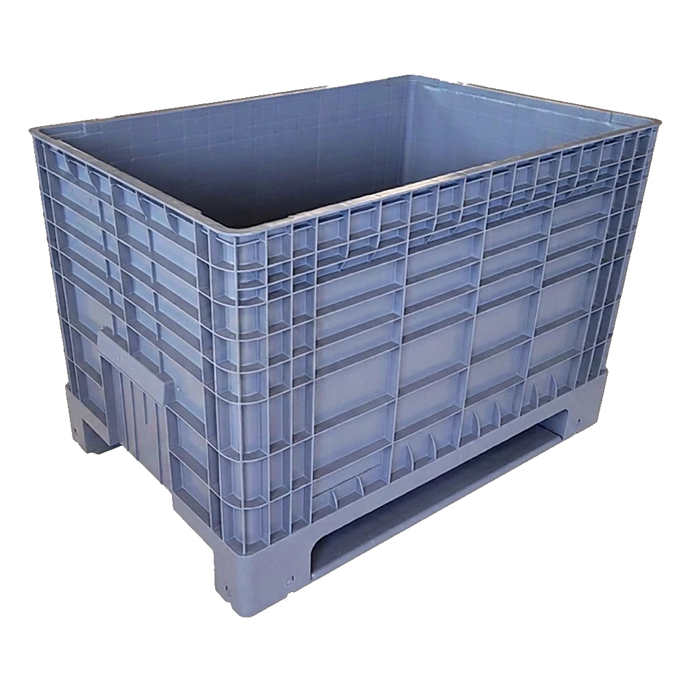 PLASTICON TEKNE5600K pabuçlu 1200x800x805 mm gri büyük plastik kasa