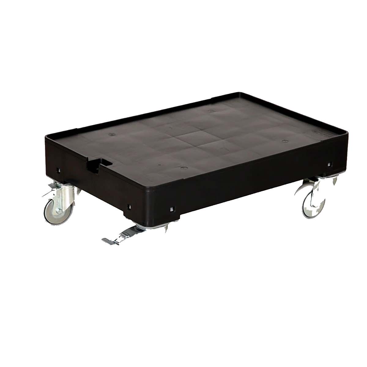 Siyah 43x63 kapalı platform yükçek arabası